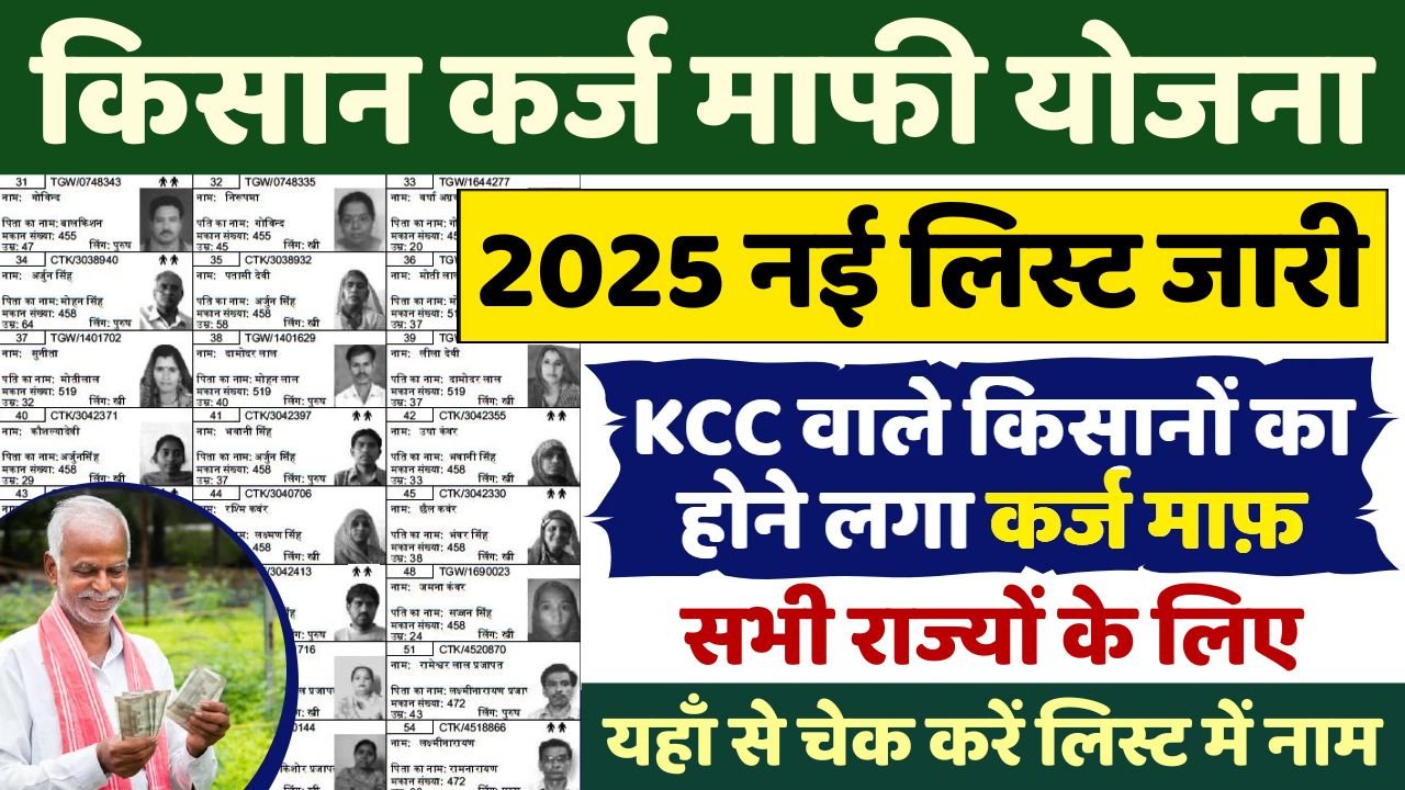 Kisan Karj Mafi List 2025